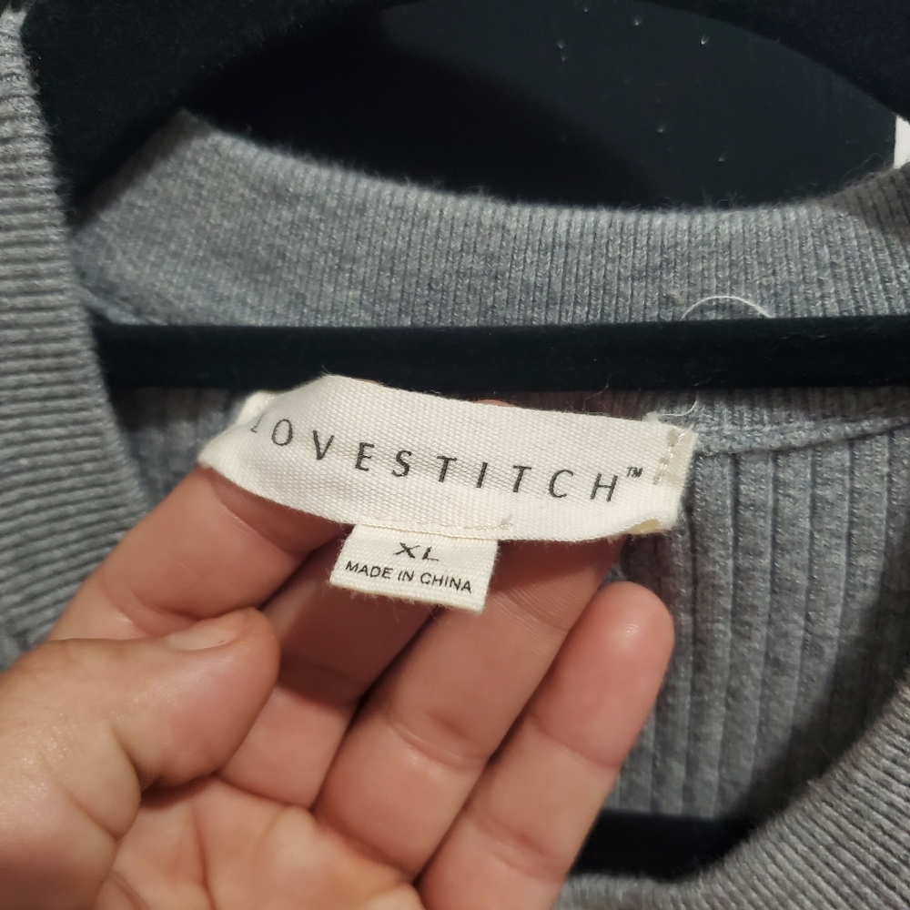 Lovestitch sleeveless sweater dress.